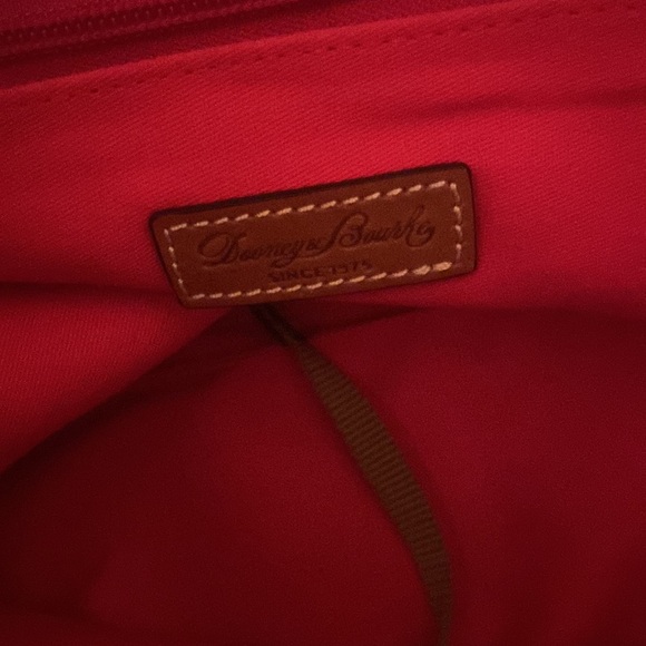 Dooney & Bourke xl canvas/leather tote 18”x13” - Picture 6 of 7